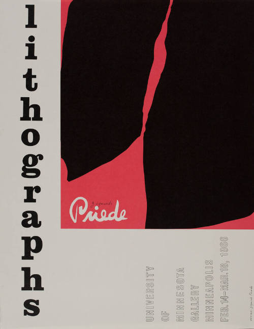 Zigmunds Priede: Lithographs, Feb 14-Mar 18, 1966