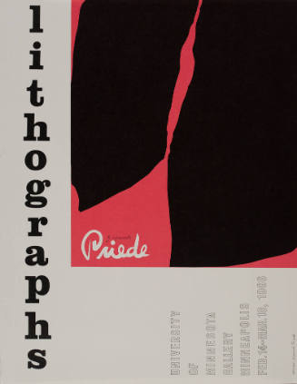 Zigmunds Priede: Lithographs, Feb 14-Mar 18, 1966