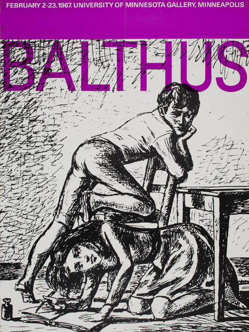 poster for Balthus 2/2-2/23/67