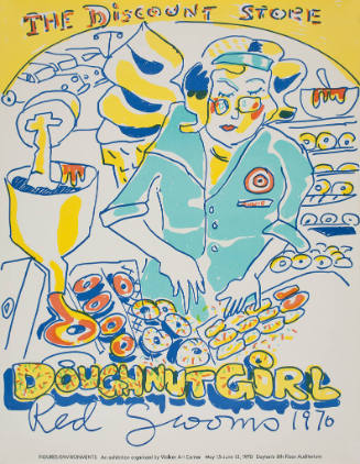 The Discount Store Doughnut Girl (exhibition poster)