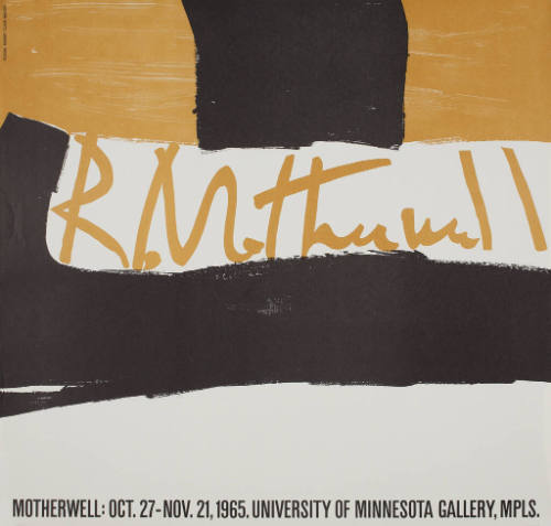 Motherwell: Oct. 27 - Nov. 21, 1965