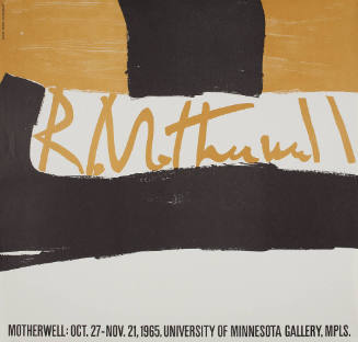 Motherwell: Oct. 27 - Nov. 21, 1965