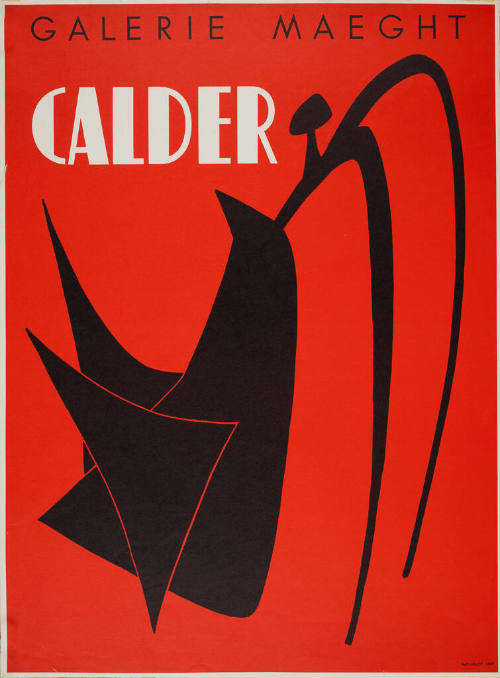 Poster for Galerie Maeght, Calder exhibition