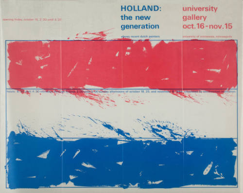 Holland: The new generation 10/16 - 11/15