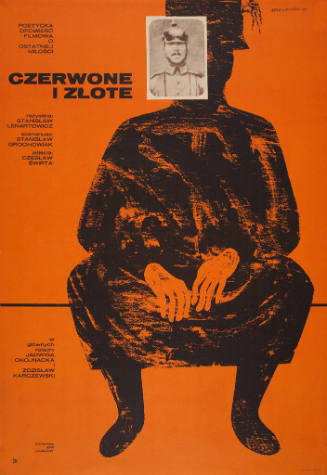 Czerwone i złote (Red and Gold), Polish film poster