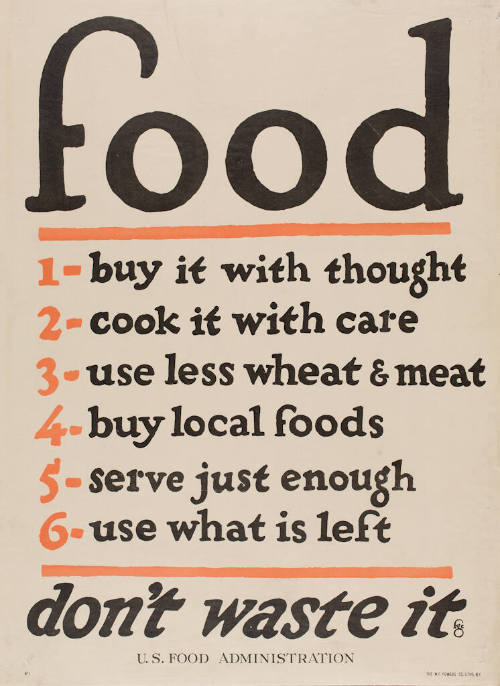 Food [...] don't waste it