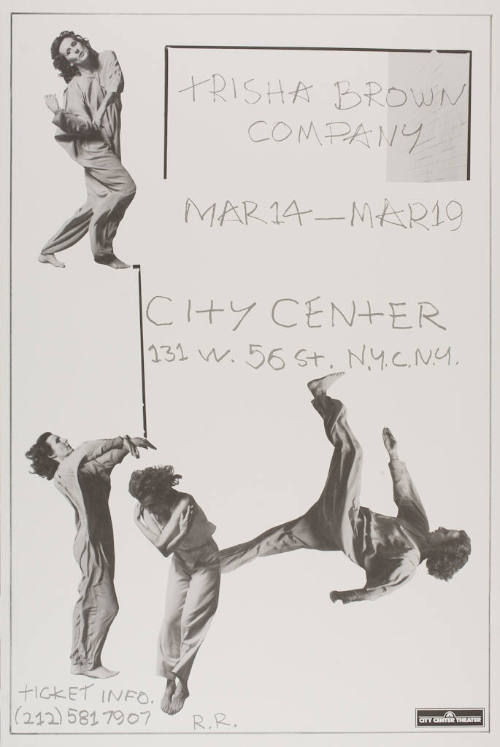 Poster for Trisha Brown Company