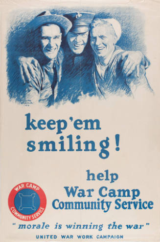 Keep 'em smiling! Help War Camp Community Service.