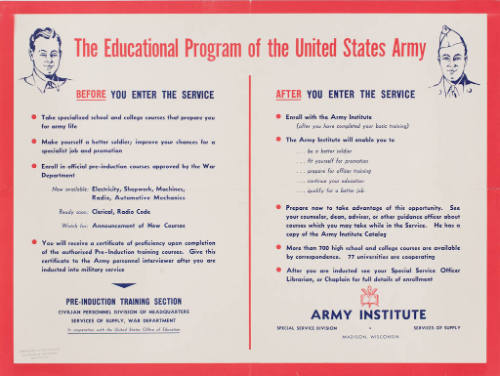 The Educational Program of the United States Army