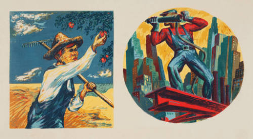 Boy Picking Apples / Riveter