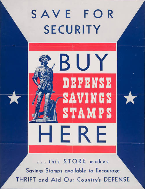 Save For Security, Buy Defense Savings Stamps Here