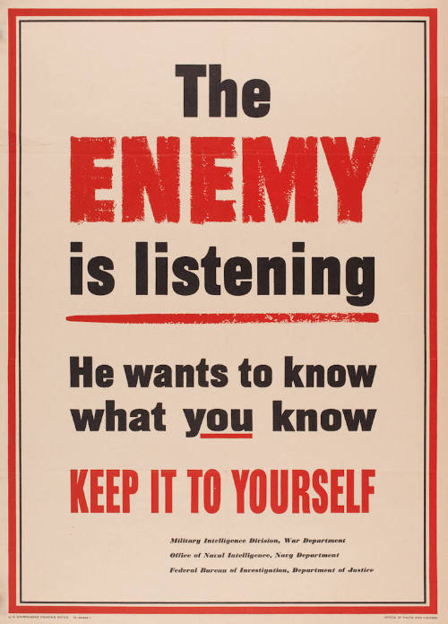 The Enemy is Listening