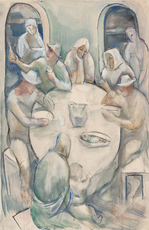 untitled (peasants eating)