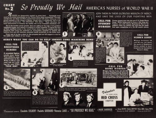 So Proudly We Hail, America's Nurses of World War II (chart no. 2)