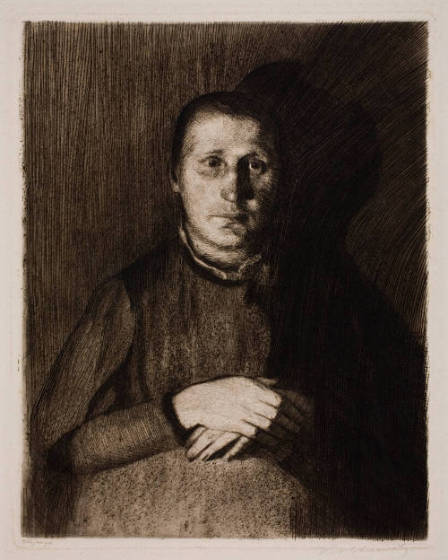 Frau mit übereinandergelegten Händen (Woman with Folded Hands)