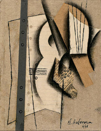 Cubist Papier Colle, New York, June 1935