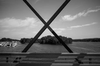 Mississippi River, Rock Island RR Bridge, Mendota Heights, Minnesota