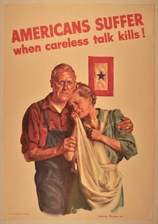 Americans Suffer When Careless Talk Kills!
