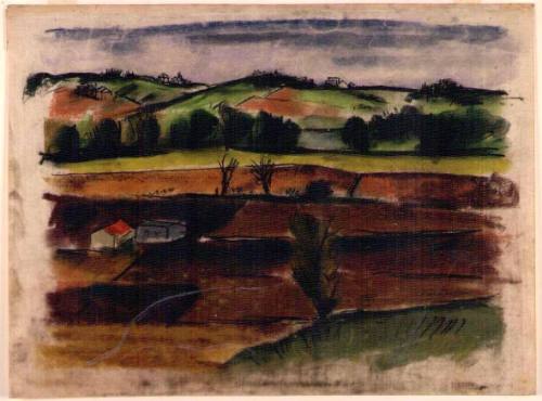 Untitled (farm scene)