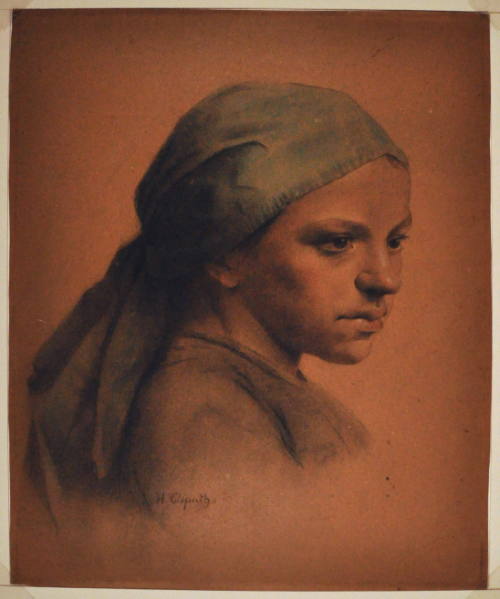 Girl with a Green Scarf