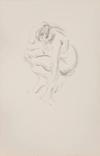 Untitled (Stooping Nude)