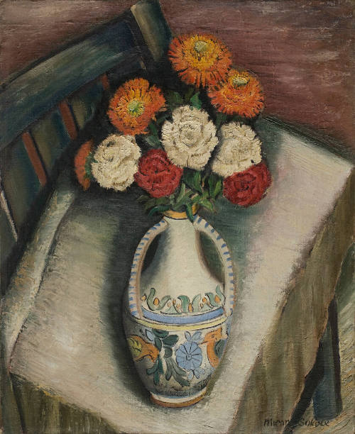 Flowers in an Italian Vase