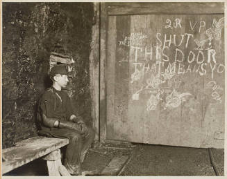 A Trapper Boy in a West Virginia Coal Mine