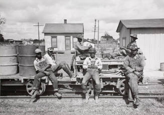 Railroad workers, Port Barre, LA, October 1938
