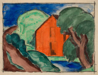 (Landscape with Barn)