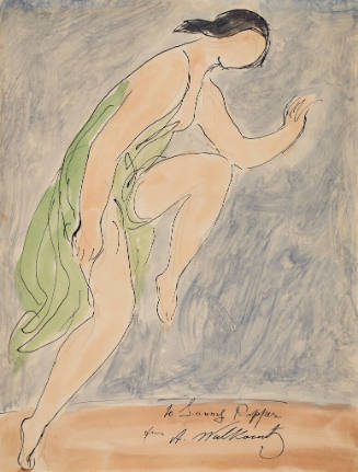 Isadora Duncan (in Green Dress)