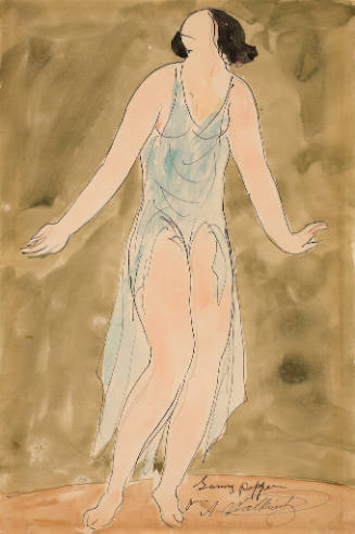 Isadora Duncan (in Blue Dress)