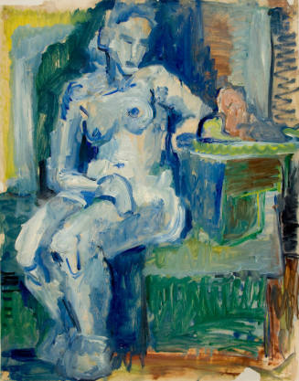 untitled (seated nude)