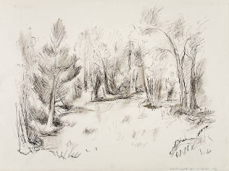 Untitled (trees & marsh, Newburyport)