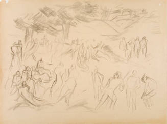 Untitled (figures in landscape)