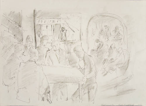 Untitled (scene in bar, Newburyport)