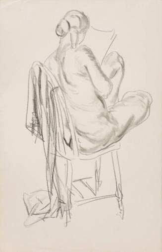 Untitled (Nude Seated in Chair)