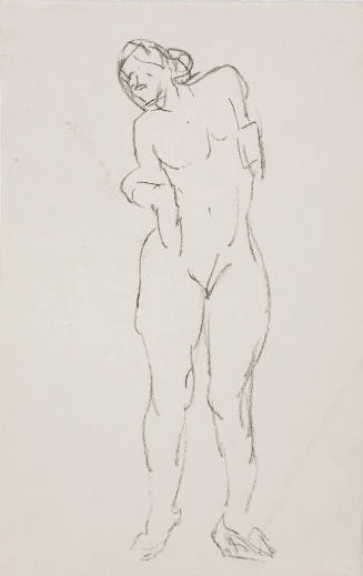 Untitled (standing female nude)