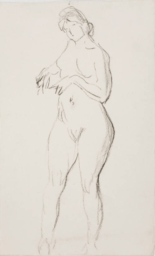 Untitled (standing female nude)