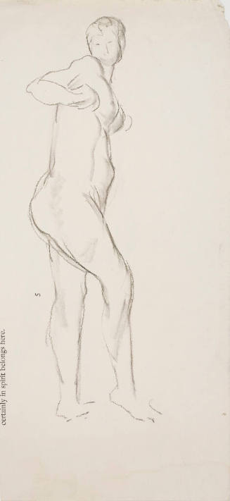 Untitled (standing female nude)