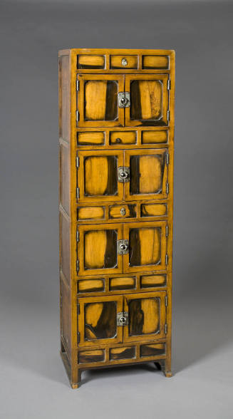 Four-level book cabinet