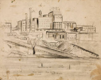 Untitled (cityscape, Minneapolis mills)