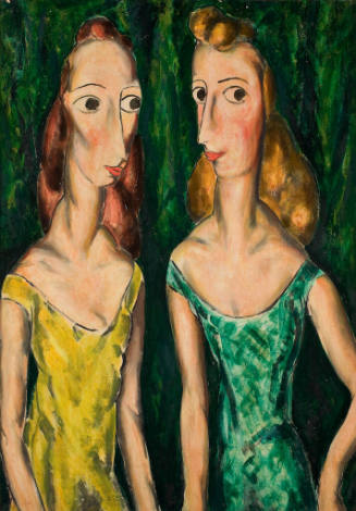 Two Figures of Girls