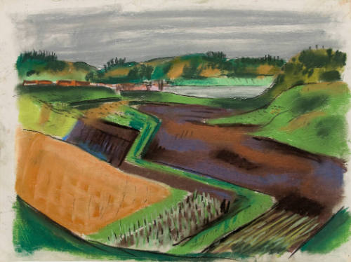 Untitled (farm landscape)