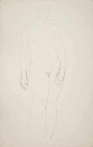 Untitled (standing female nude)