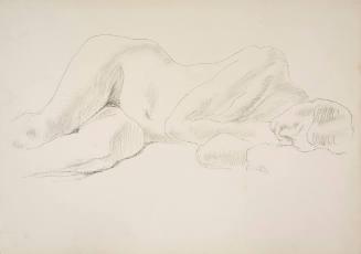 Untitled (Seated Female Nude)