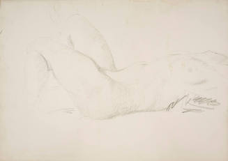 Untitled (headless seated female nude)