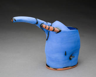 Blue Watering Pot