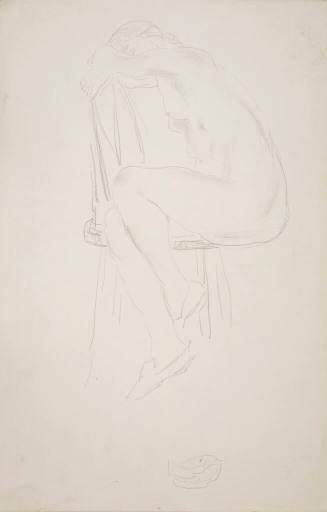 Female Nude Seated in a Chair