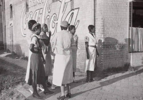 Group of Negro Girls Talking, Amite, LA.