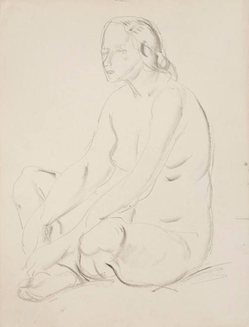 Seated Female Nude